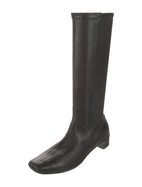 prada sport leather riding boots